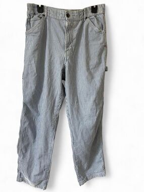 BDG Retro Style Striped Pull-On Painter Pants